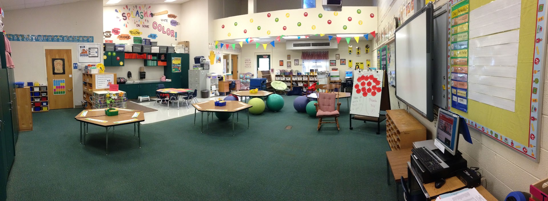Her cute little classroom